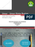 Unsur Kimia Buatan Dalam Sistem Periodik