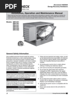 Installation, Operation and Maintenance Manual: Document #455924 Energy Recovery Ventilators