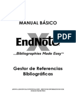 Manual de Endnote x1 Guia