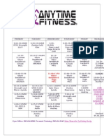 Main Class Schedule