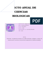 Proyecto Anual de Ciencias Biológicas