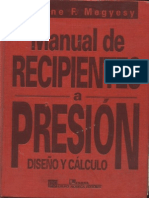 Manual de Recipientes a Presion Diseno y Calculo e f Megyesy 1992 Limusa 1ª Ed 1ª Reimpresion Mexico