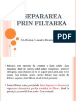 Separarea Prin Filtarea