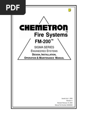 Manual Fm 0 Sigma Chemetron Valve Chemistry