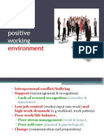 Building Positive Working Environment