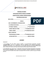 In Paragraph 95 of ruling, Kenya High Court cites my article, "Why Kenya's New Constitution Protects Gays," in holding that the state violated rights of homosexuals by refusing to register a gay lobby.