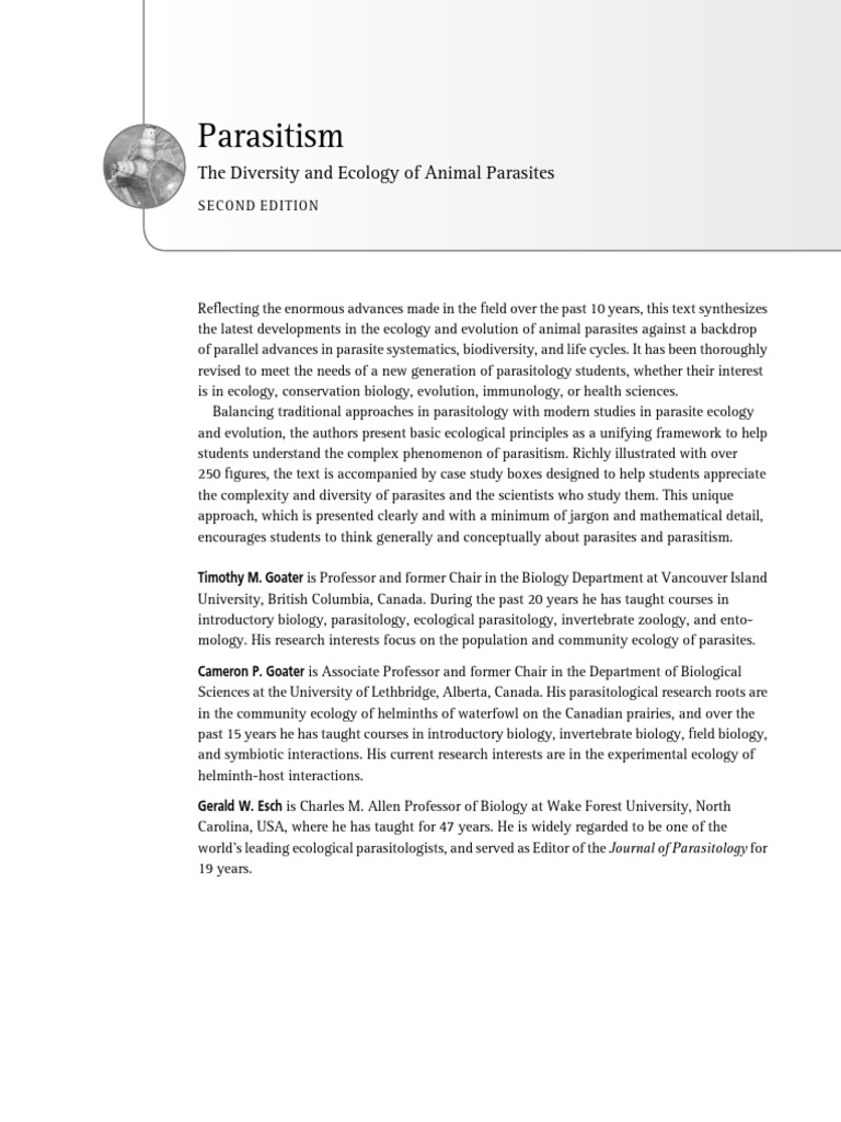 Parasitism PDF | PDF | Parasitism | Symbiosis