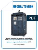House Rules For Doctor Who RPG