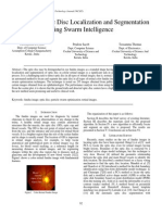 Automatic Optic Disc Localization and Segmentation using Swarm Intelligence