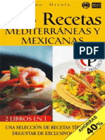 168 Recetas Mediterraneas y Mexicanas