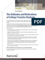 2013 Transfer Student Attitudes Report