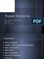Puppet Enterprise Presentation - April 18 2013