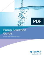 BROCHURE Xylem - Pump Selection Guide 0412