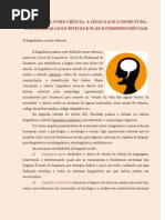 Linguística Como Ciência