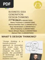 Business Idea Generation: Design-Thinking Approach