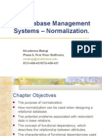 3 - Database Management Systems - Normalization.