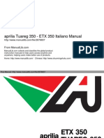 (www.manuallib.com) - aprilia Tuareg 350 - ETX 350 Italiano 说明书 PDF