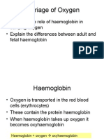 As 1 2 2 Carriage of Oxygen and Carbon Dioxide