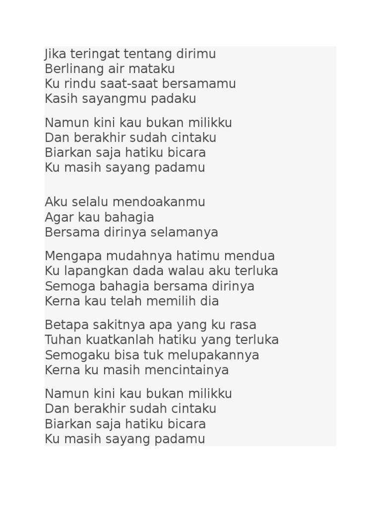 Jika Teringat Tentang Dirimu Pdf
