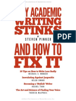 Steven Pinker, Why Academic Writing Sucks