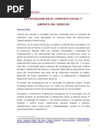 SOCIOLOGIA DEL DERECHO