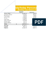 Monthly Loan Balance (Excel Lab 1) CH 2