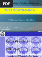 Thermodynamics II Compressors