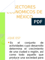 Sectores Economicos de México