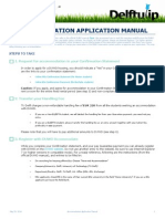 Accommodation Application Manual