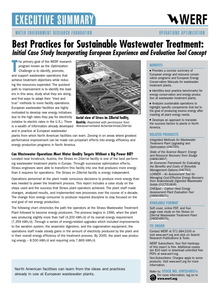 Sustainable Wastewater Solutions | PDF | Sewage Treatment ...