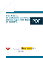 Guia evaluacion cardiovascular previa a la practica deportiva en pediatría