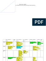 Timetable for Bachelor Degree Programmes Semester 220142015 (Draft)