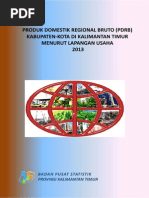 Download Produk Domestik Regional Bruto Pdrb Kabupaten Kota Di Kalimantan Timur Menurut Lapangan Usaha 2013 by Ami Jaladara SN264187043 doc pdf