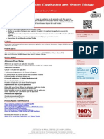 VMAVVT Formation Gestion de La Virtualisation D Applications Avec Vmware Thinapp PDF