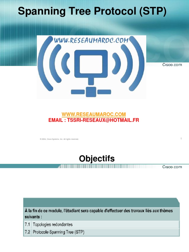 Spanning Tree Protocol (STP) | PDF | Standards de réseaux ...