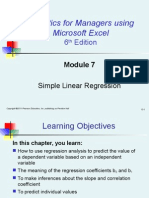 Module 7 Simple Linear Regression