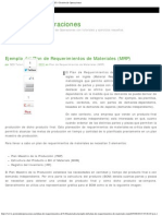 Plan Requerimientos Materialesejercicioresuelto PDF