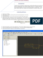 PRO-E Surface Modeling