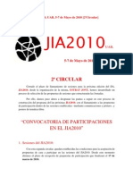 Segunda Circular JIA2010