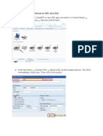 SAP Save To PDF Via Output Device LP02 and Tcode PDF!