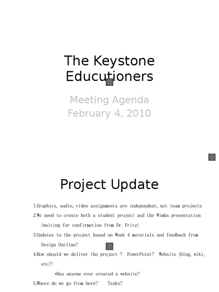 Keystone Educutioners Meeting Agenda | PDF