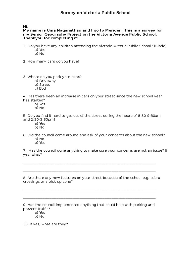 Survey To Street | PDF