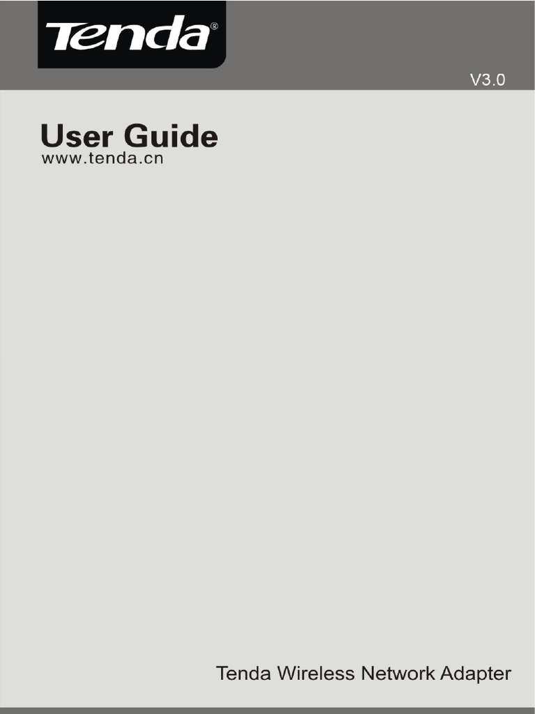 User manual Tenda A9 (English - 47 pages)