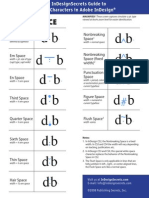 InDesign Special Characters