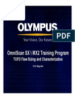 OmniSX - MX2 - Training - 16J TOFD Flaw Sizing and Characterization