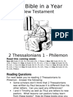 5 NT 2 Thess 1 To Philemon