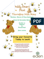 Teddy Bears Picnic Menu