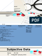 Morning Report: Department of Internal Medicine