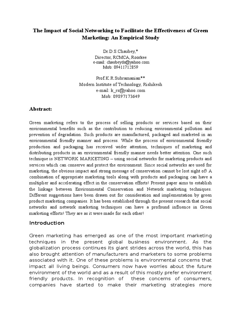 Research paper on network marketing pdf image