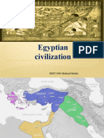 Egyptian Civilization: HIST 1000 Shehzad Martin